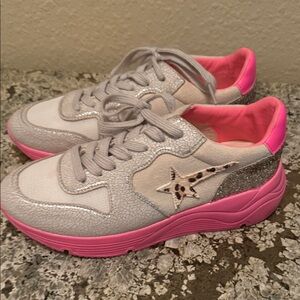 Mi.iM Pink and Gray Athletic Shoes
